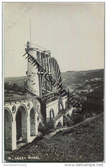 Isle of Man - Laxey - Wheel - Foto Ansichtskarte