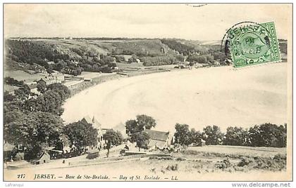 pays divers - royaume uni -ref C410- jersey -bay of st brelade- carte bon etat - postcard in good condition  -