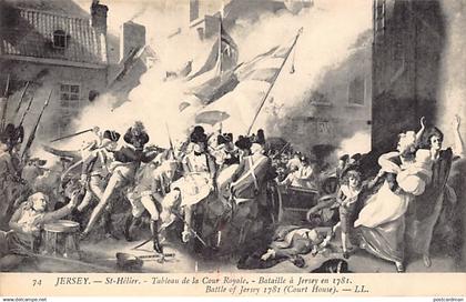 Jersey - SAINT-HÉLIER - Bataille de Jersey en 1781 - Battle of Jersey, 1871 (Court House) - Publ. Levy LL. 74