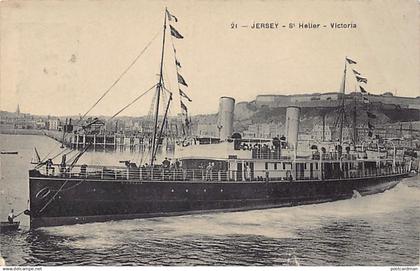 Jersey - ST. HELIER - Steamer Victoria - Publ. unknown