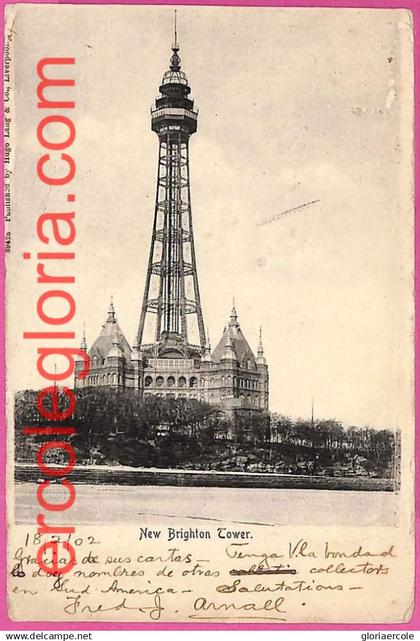 20330 - GREAT BRITAIN - VINTAGE POSTCARD - New Brighton, Tower