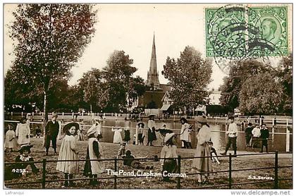 pays divers - royaume uni -ref C419- the pond , clapham common - carte bon etat - postcard in good condition -