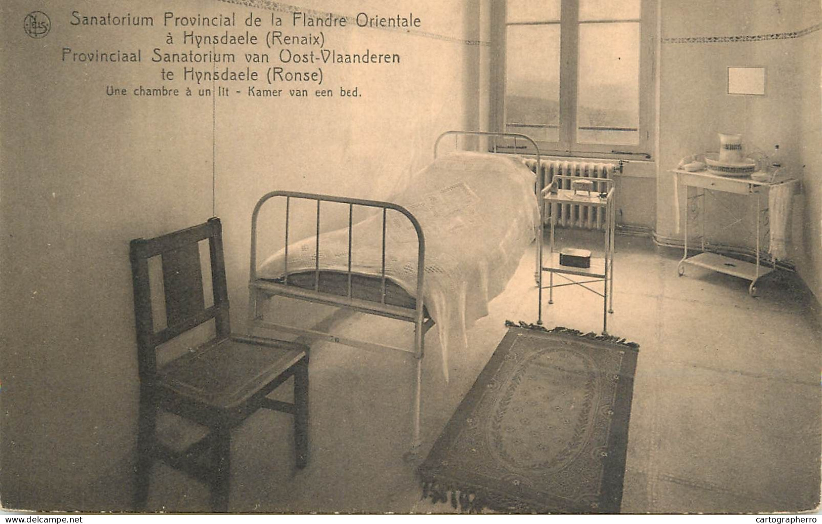 Renaix sanatorium provincial de la Flandre Orientale une chambre a un lit