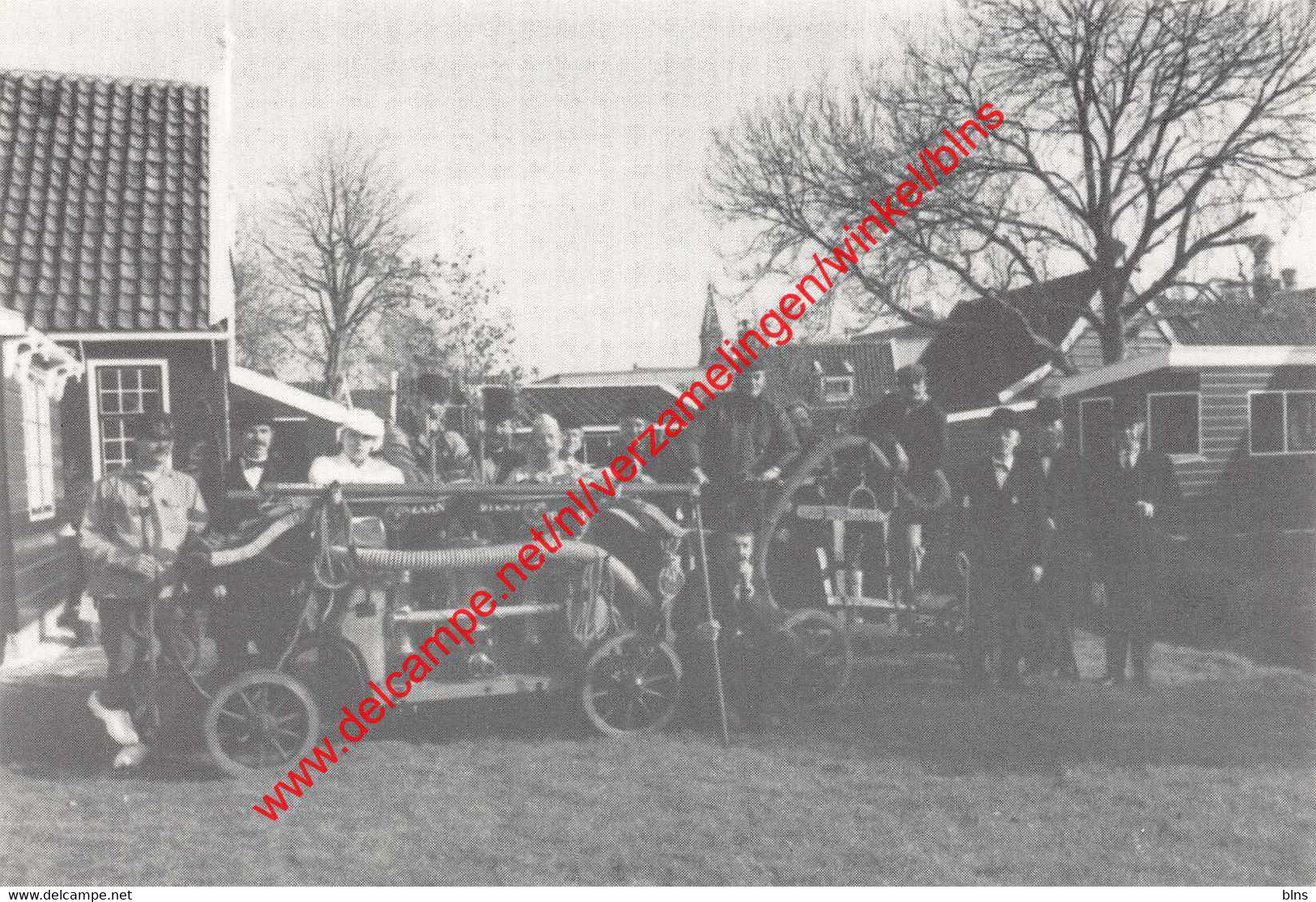 Repro - Zaandijker vrijwillige brandweer anno 1906 - Zaandijk Noord-Holland