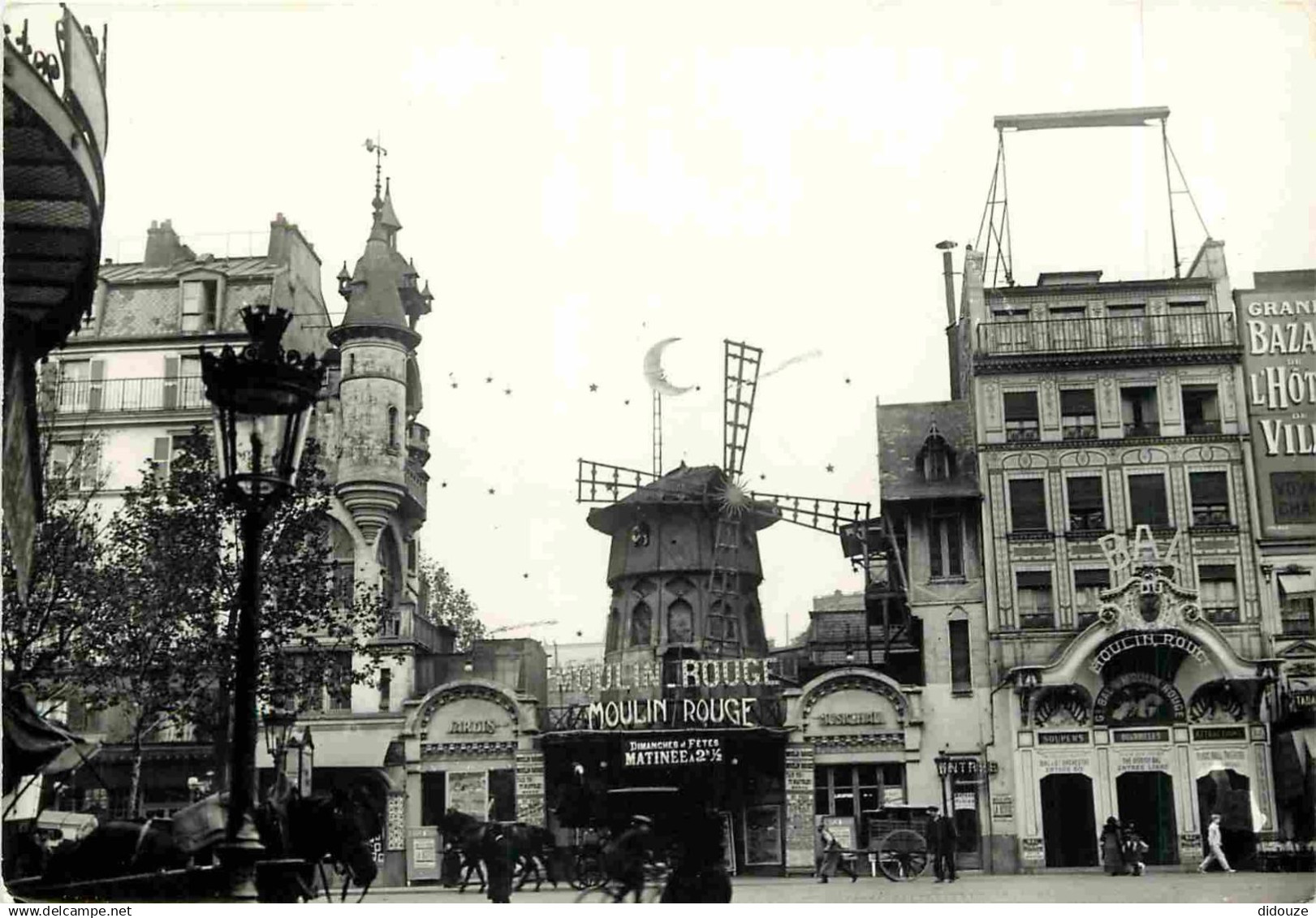 Reproduction CPA - 75 Paris - Place Blanche - Le Moulin Rouge - Paris 1900 - 12 - CPM - Carte Neuve - Voir Scans Recto-V