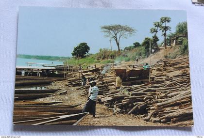 Cpm, Bangui, marché de fagots, République Centrafricaine, Centrafrique