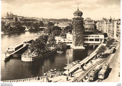 POSTAL     PRAGA  -REPUBLICA CHECA  - LA RIVIERE VLTAVA