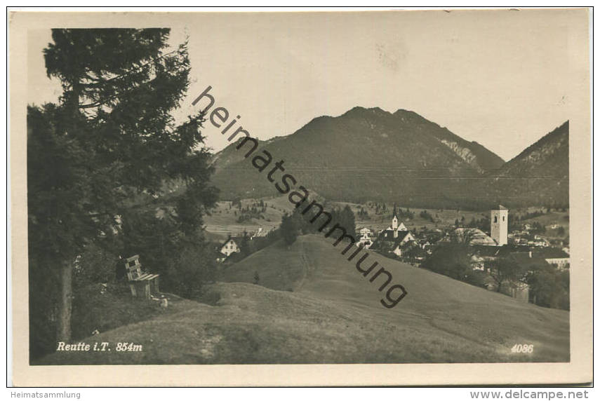 Reutte - Foto-AK - Verlag Chizzali Innsbruck gel. 1929