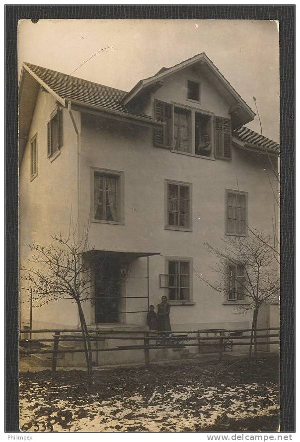 RHEINACH AG (?), GELAUFENE POSTKARTE 1912