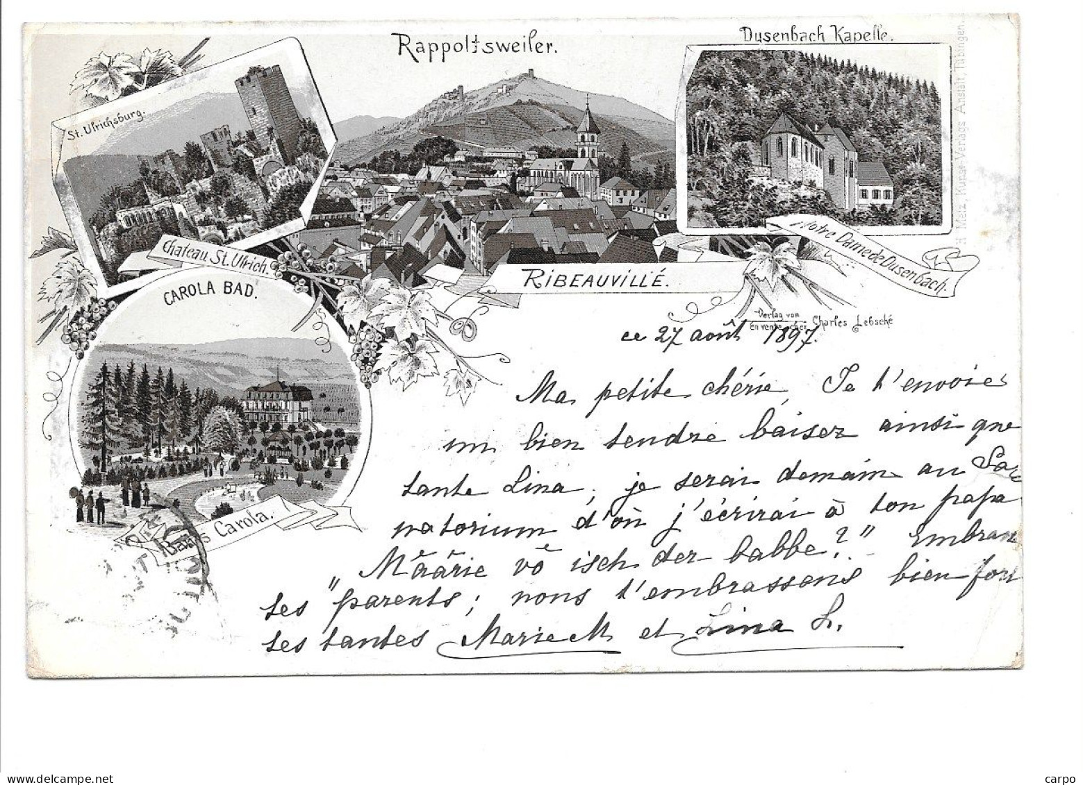 RIBEAUVILLÉ. (1897)