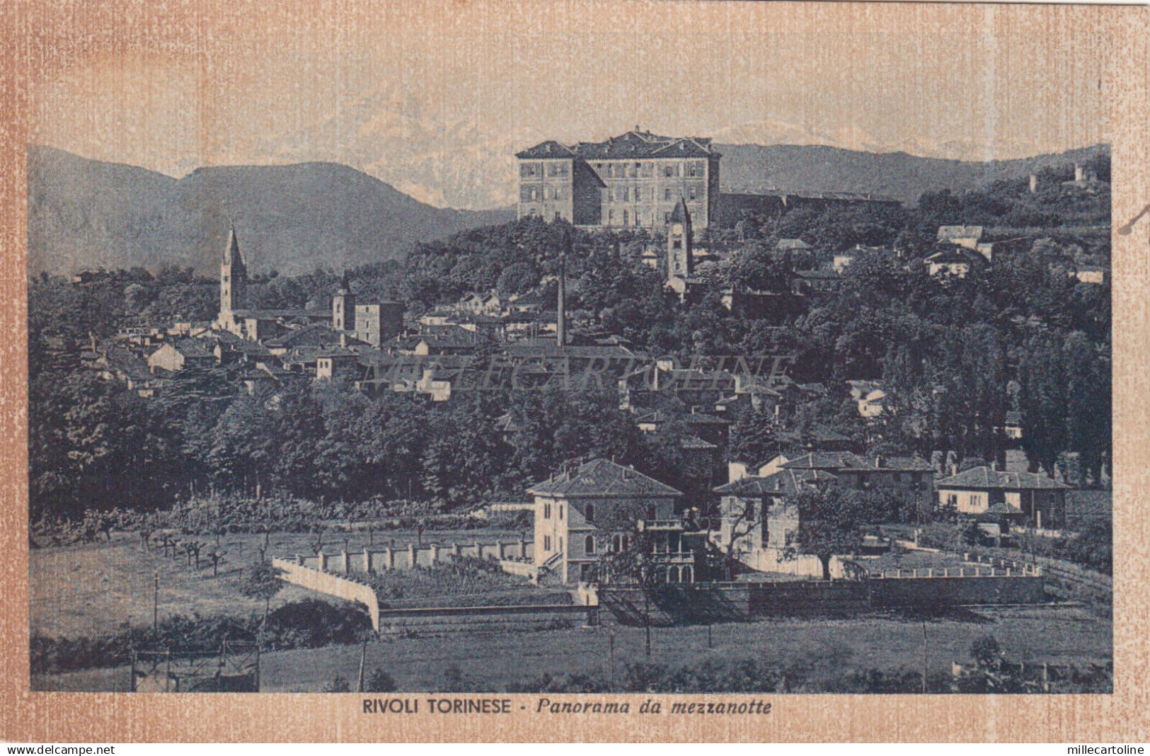 RIVOLI TORINESE - Panorama da mezzanotte