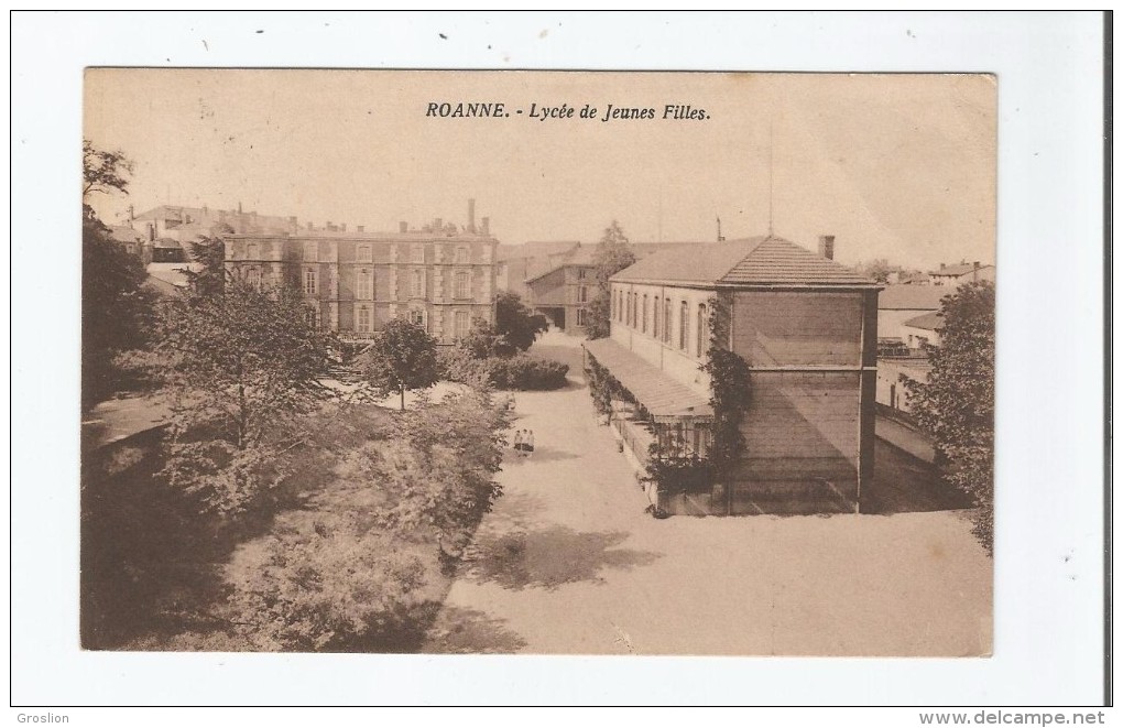 ROANNE LYCEE DE JEUNES FILLES 1947