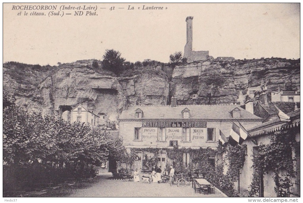 Rochecorbon - La "Lanterne" et le côteau