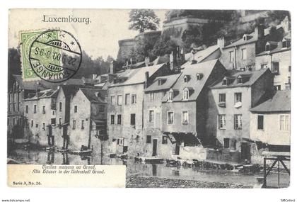 Luxembourg, vieilles maisons au Grund (A16p52)