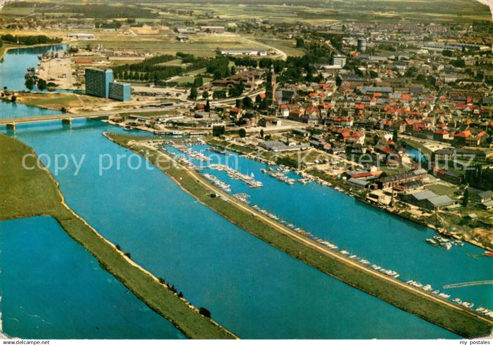 Roermond aan de Maas Fliegeraufnahme