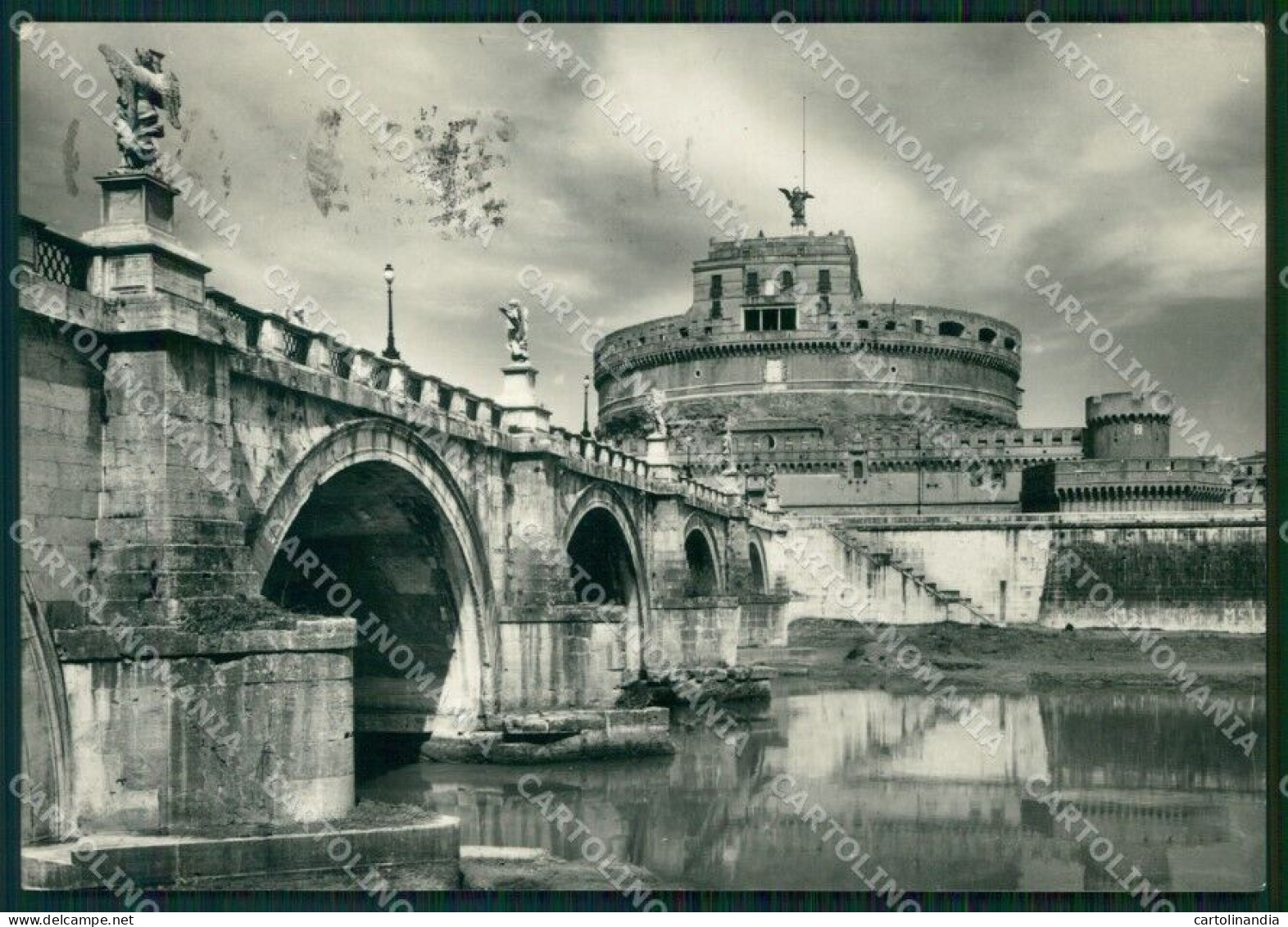 Roma Città Tevere Castel Sant'Angelo FG Foto cartolina HB4924