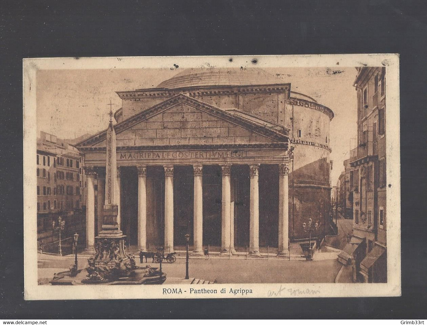 Roma - Pantheon di Agrippa - postkaart