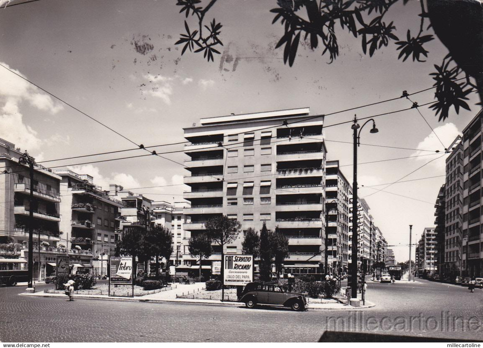 * ROMA - Quartiere Africano - Piazza S.Emerenziana e Viale Libia 1957