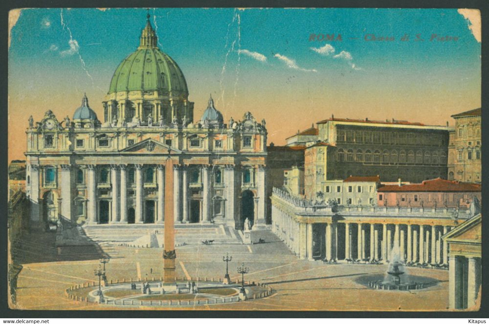 ROMA vintage postcard Rome Italy