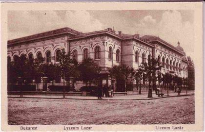 ROUMANIE BUCAREST Lyzeum Lazar