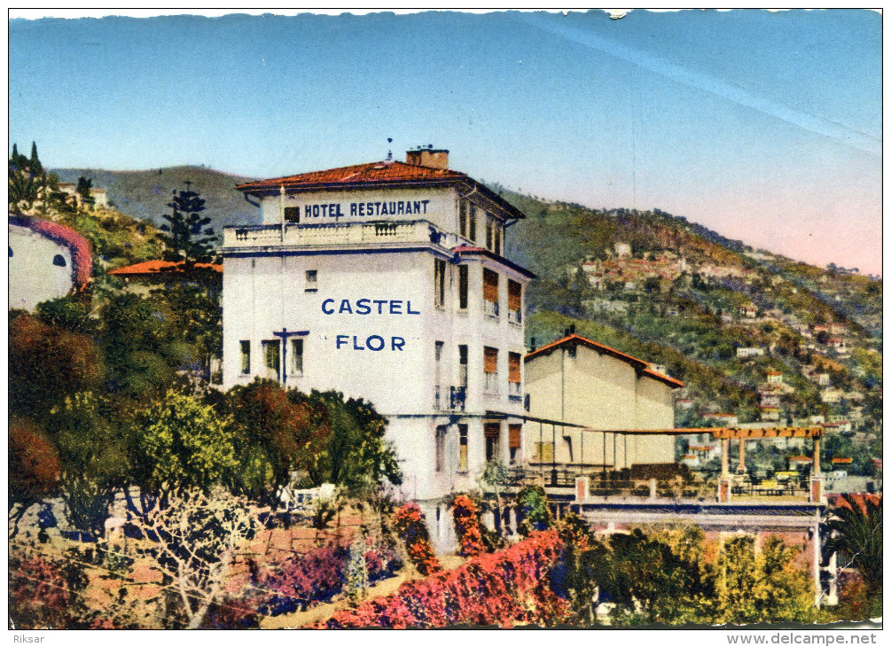 ROQUEBRUNE_CAP MARTIN(ALPES MARITIMES) HOTEL CASTEL FLOR