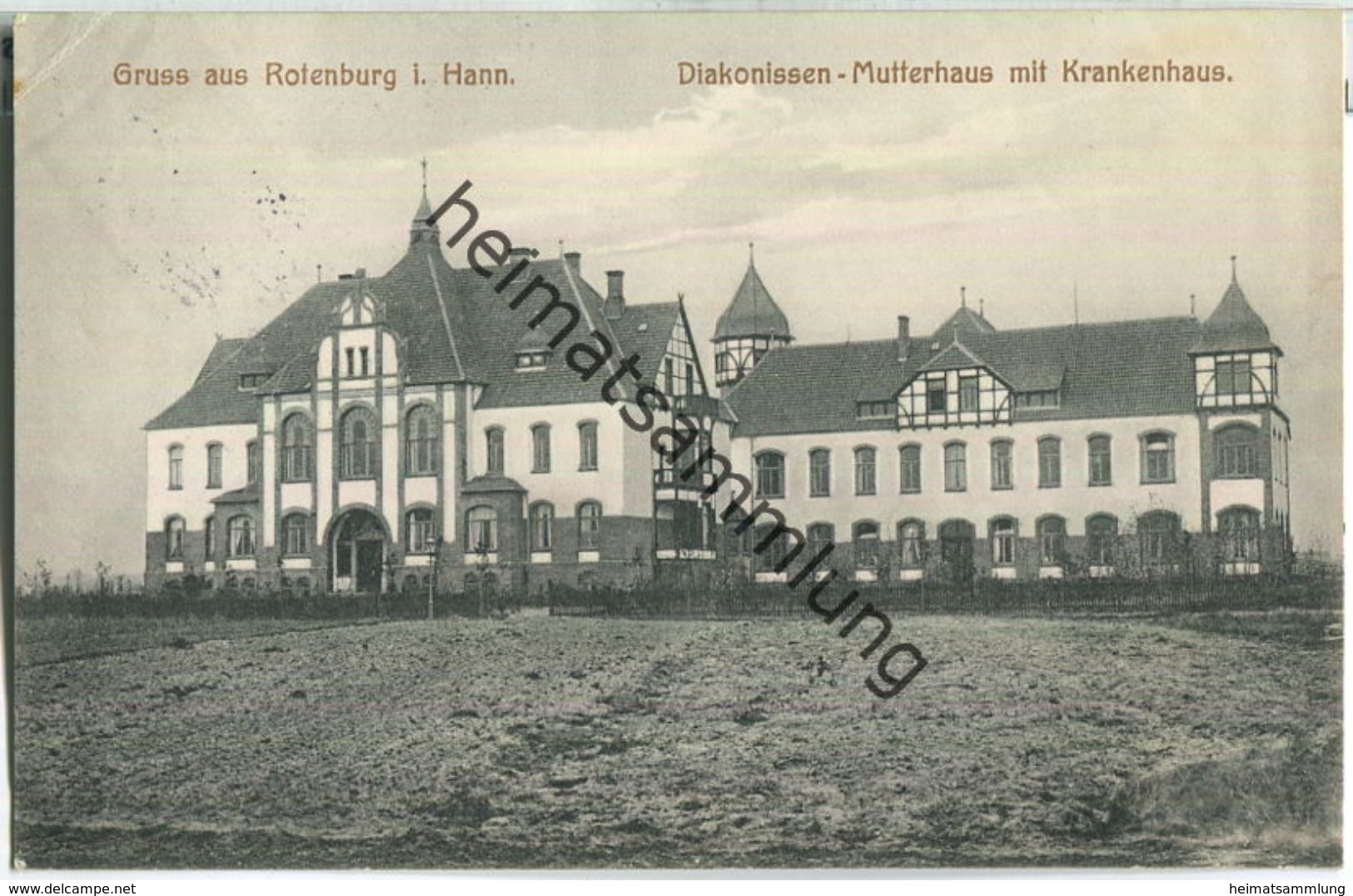 Rotenburg in Hannover - Diakonissen-Mutterhaus mit Krankenhaus - Verlag Atelier Müller Rotenburg