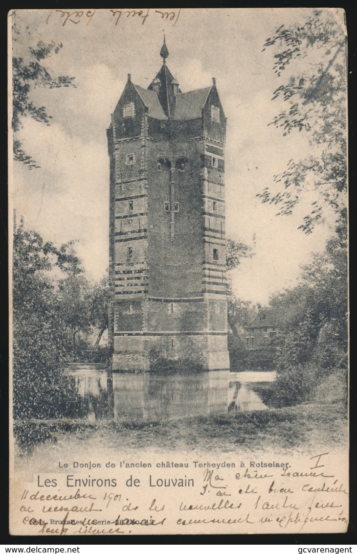 ROTSELAER ROTSELAAR   LE DONJON DE L'ANCIEN CHATEAU TERHEYDEN A ROTSELAER