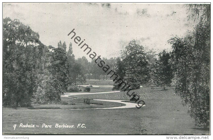 Roubaix - Parc Barbieux - Imp. F. Castelan Roubaix