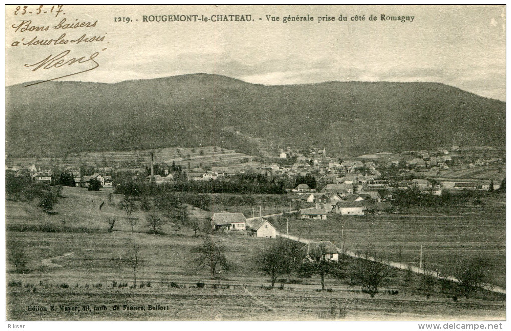 ROUGEMONT LE CHATEAU(TERRITOIRE DE BELFORT)