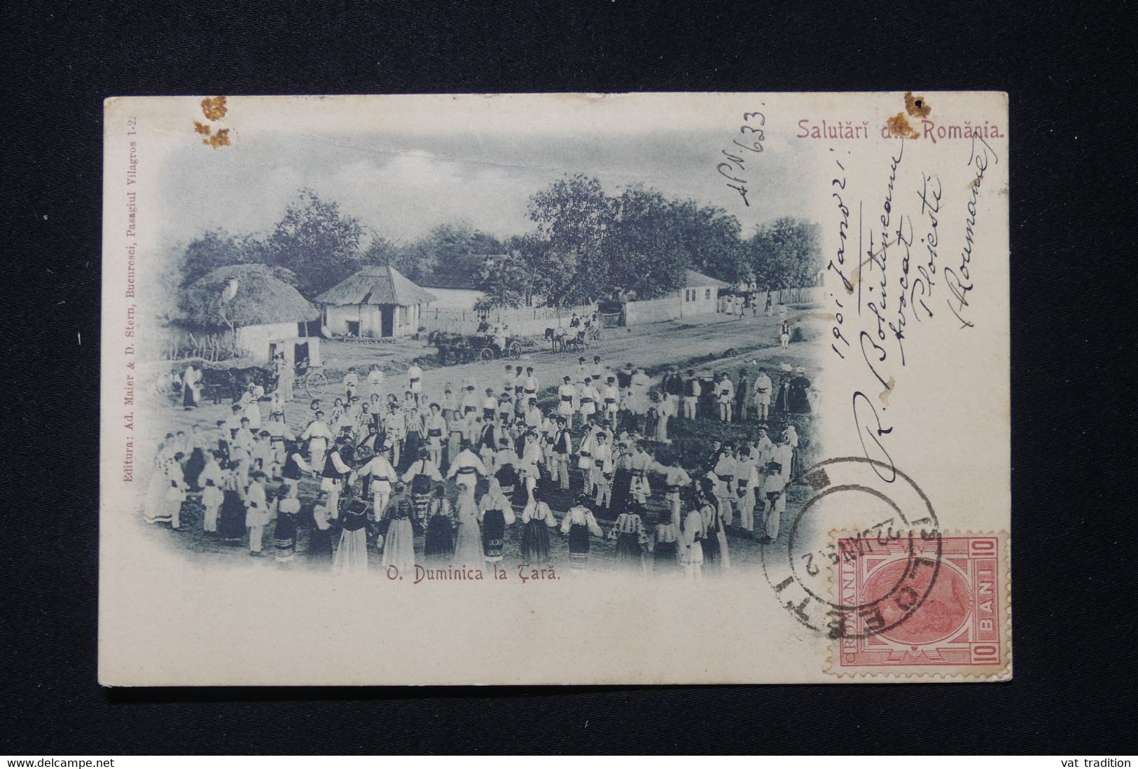 ROUMANIE - Carte postale - O Duminica la Tara - Danse folklorique - L 87767