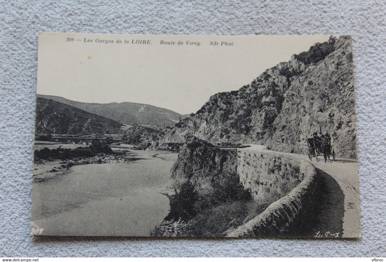 route de Virey, les gorges de la Loire, Saône et Loire 71