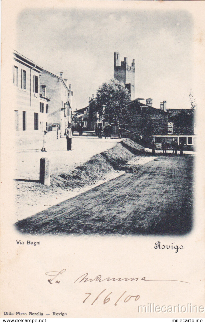 * ROVIGO - Via Bagni 1900