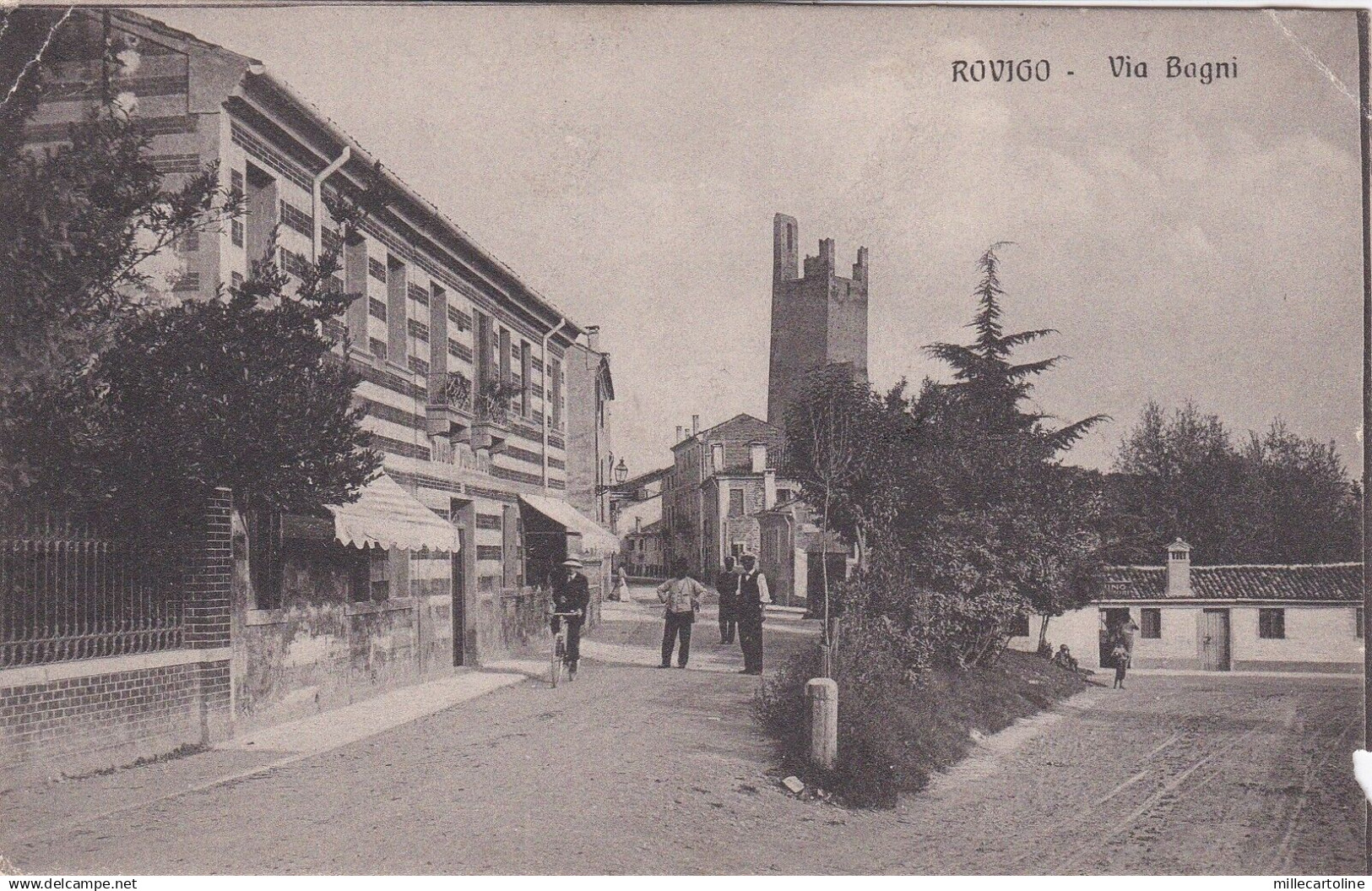 # ROVIGO: VIA BAGNI  - 1911