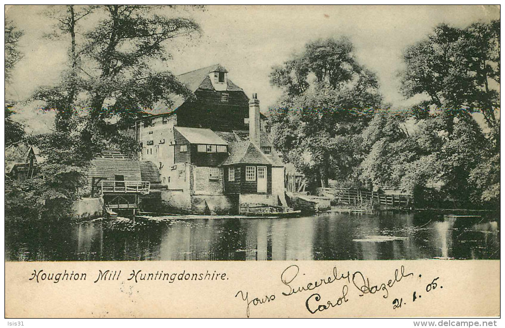 Royaume-Uni - Angleterre - Huntingdonshire - Houghton Mill - Moulins à eau - état