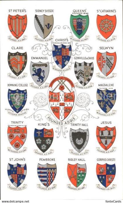 11775006 Cambridge Cambridgeshire University Colleges Wappen Cambridge Cambridge