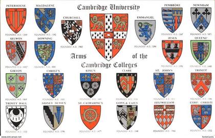 72271058 Cambridge Cambridgeshire University and Cambridge Colleges Wappen