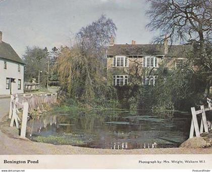 Benington Pond Hertfordshire Womens Institute Postcard