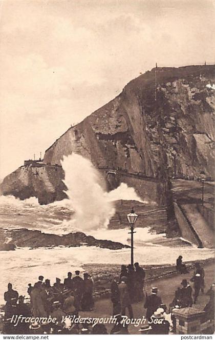 England - ILFRACOMBE Wildersmouth Rough Sea