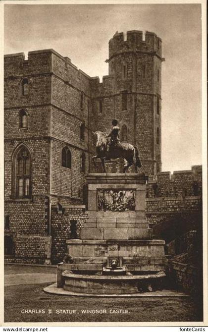 11248986 Windsor Castle Windsor Castle Charles II Statue