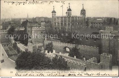 11751705 London Tower of London from Top of Tower Bridge