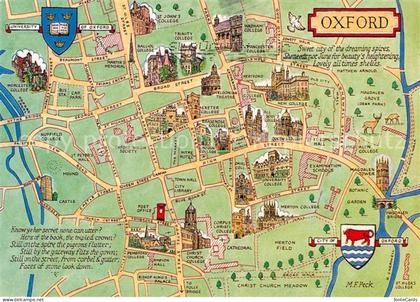 73492609 Oxford Oxfordshire Stadtplan Oxford Oxfordshire