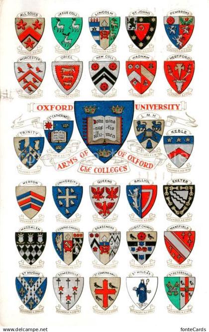 73838408 Oxford  Oxfordshire UK Oxford University Arms of Oxford The Colleges