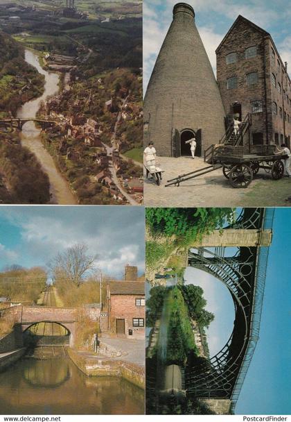 Ironbridge Gorge Museum Shropshire 4x Postcard