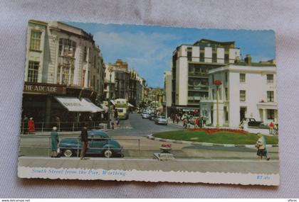 Cpsm, Worthing, south street from the Pier, Angleterre