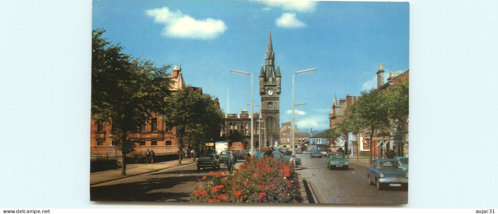 Royaume-Uni - Ecosse - Scotland - Renfrewshire - Voitures - Automobile - The Town Hall - Renfrew - bon état