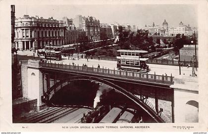 Scotland - Aberdeenshire - ABERDEEN New Union Bridge & Union Terrace Gardens