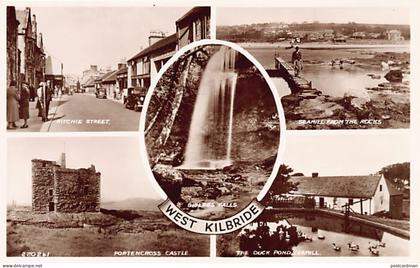 Scotland Ayrshire - WEST KILBRIDE  Biglees Falls, Portencross Castle