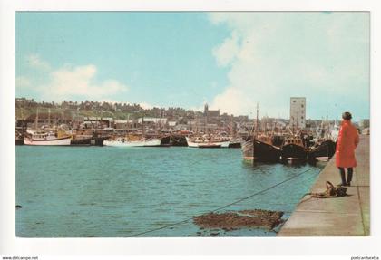 Buckie - The Harbour - c1970's Banffshire, Scotland postcard