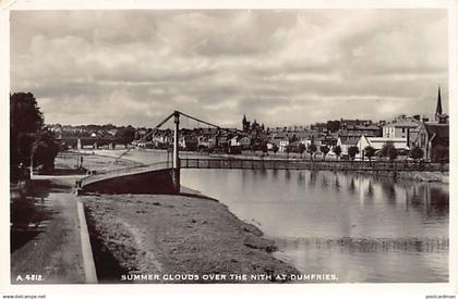 Scotland Dumfriesshire - DUMFRIES Summer Clouds over the Nith