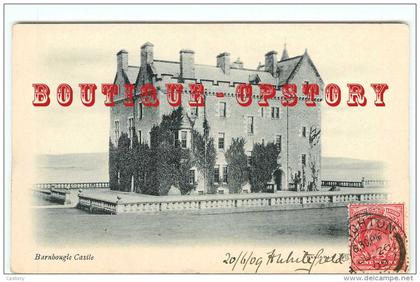 ECOSSE - BARNBOUGLE Castle - Scotland - Postcard Voyagée 1909